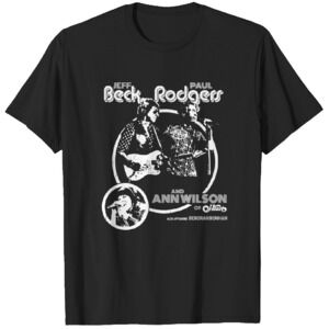 Jeff Beck Paul Rodgers In Concert Jeff Beck T Shirt